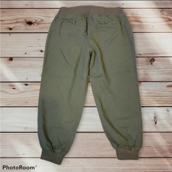 Forever 21 Olive Green Cargo Pants, Medium, preowned, Size M - Picture 3 of 9